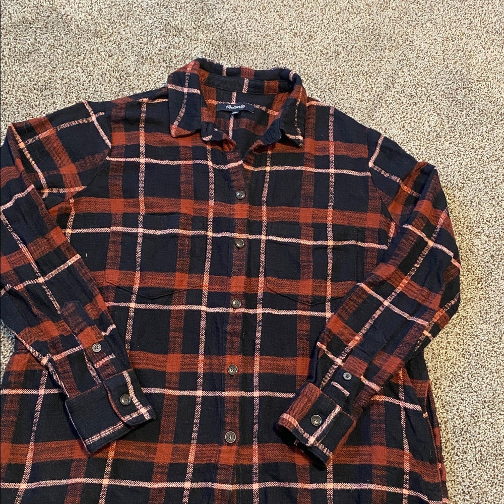 Madewell Flannel shirt XXS